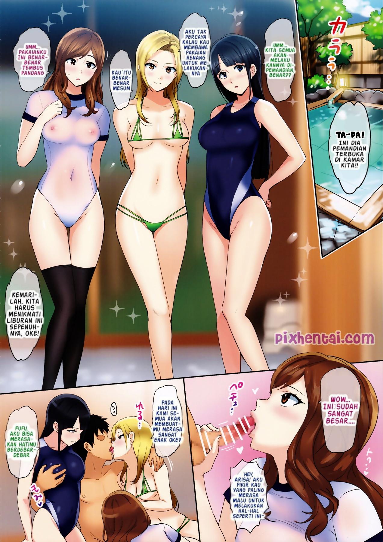 Komik Hentai Secret Lover - Ngentot 3 Pacar Cantik Manga XXX Porn Doujin Sex Bokep 17