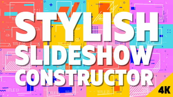 Stylish Slideshow Constructor - VideoHive 18646116
