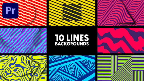 Lines Backgrounds - VideoHive 42518488