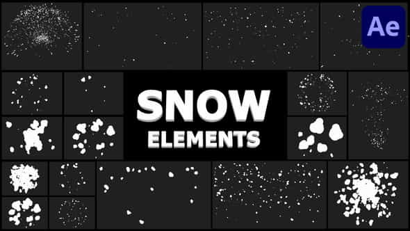 Cartoon Snowflakes Pack | After - VideoHive 29733693