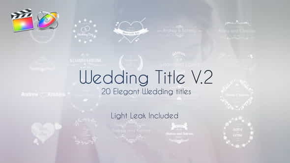 Wedding Title V.2 - VideoHive 25102468