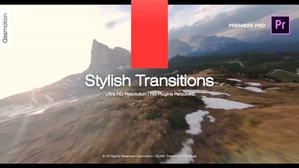 Stylish Transitions For Premiere Pro - VideoHive 34093347