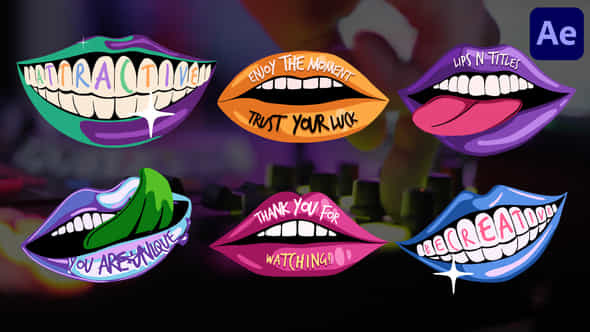 Lips and Titles - VideoHive 46330069