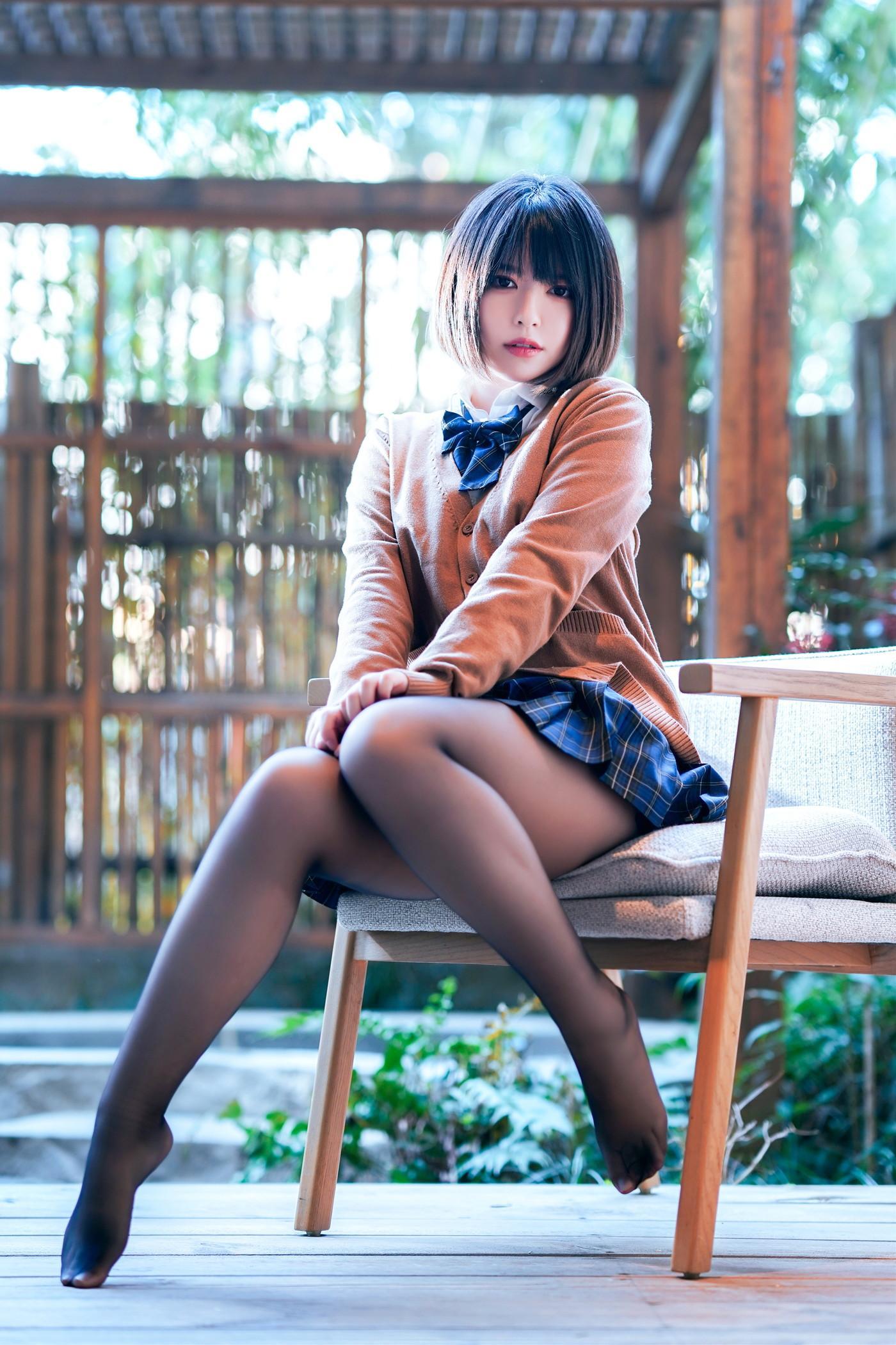 Cosplay 半半子Banbanko 彼女の制服(48)