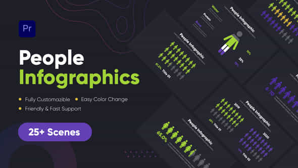 People Infographics - VideoHive 34613852