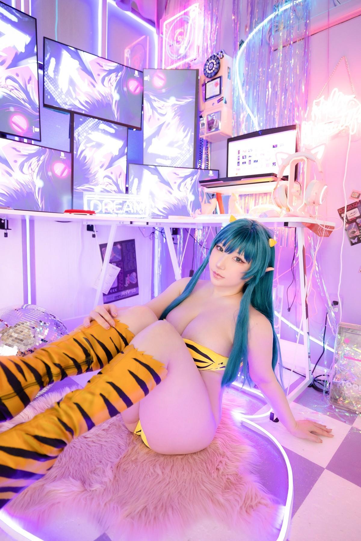 Cosplay SAKUサク Lum ラム うる星やつら Set.02(53)