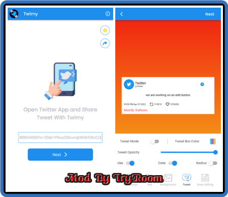 Twimy - Convert tweet into image and share v3.2.1