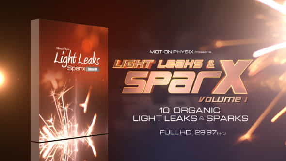 Light Leaks and Sparks Vol - VideoHive 11045596