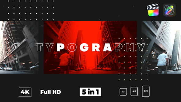 Typography Glitch Opener - VideoHive 28752153