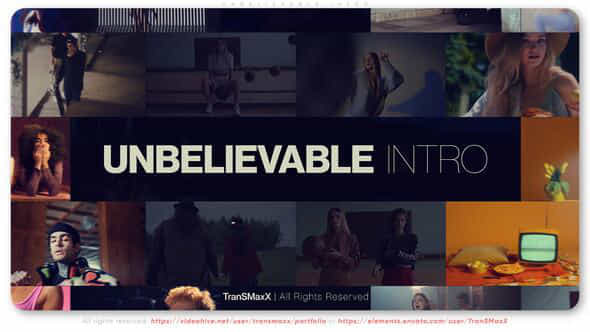 Unbelievable Intro - VideoHive 51708372