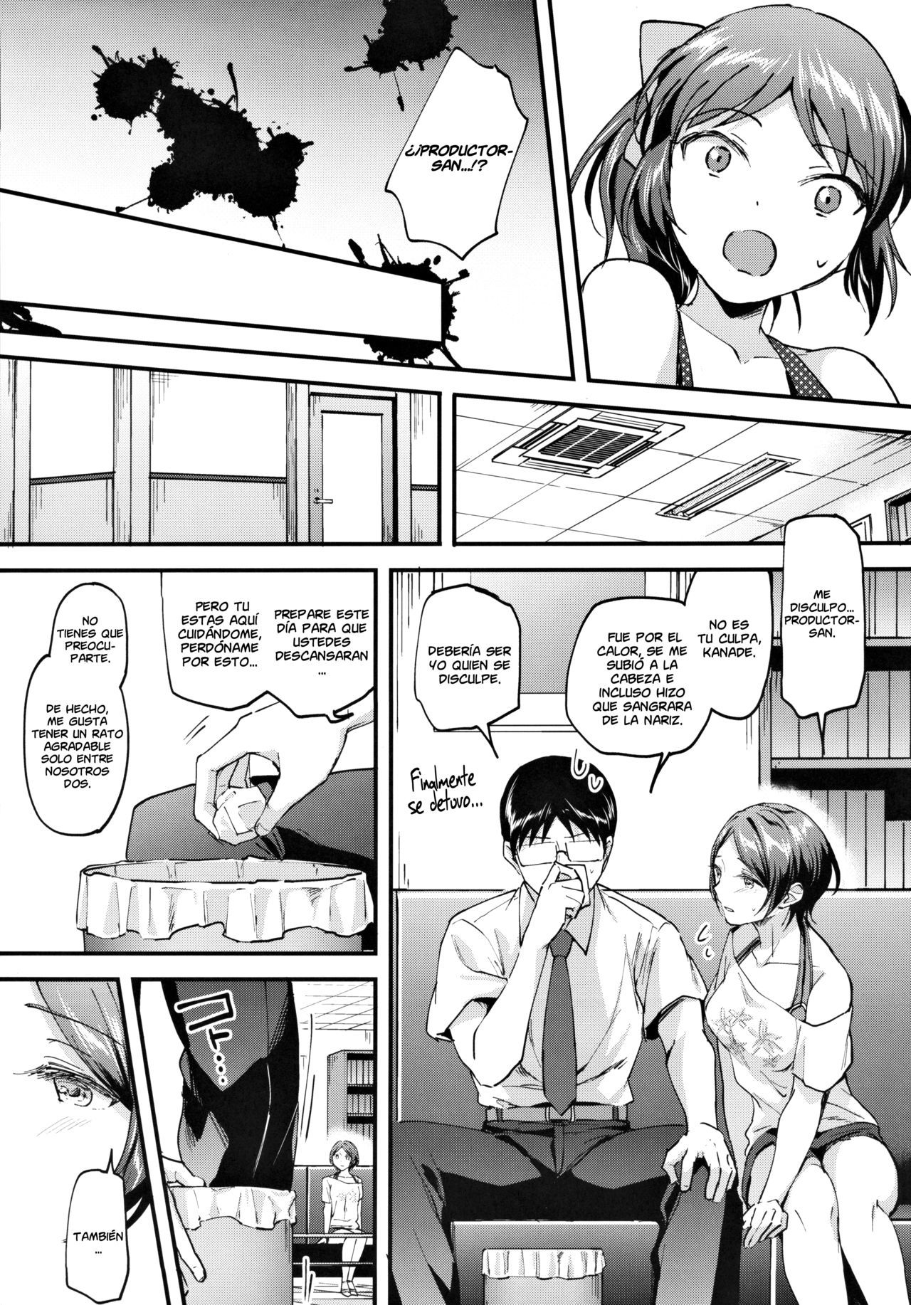 [Jagabata (Kuguri Oimo)] Kanade ga Mizugi ni Kigaetara  Cuando Kanade se pone el traje de baño (THE IDOLM@STER CINDERELLA GIRLS) [Spanish] [NICONIISC