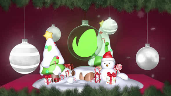 Christmas Card Intro - VideoHive 49345402