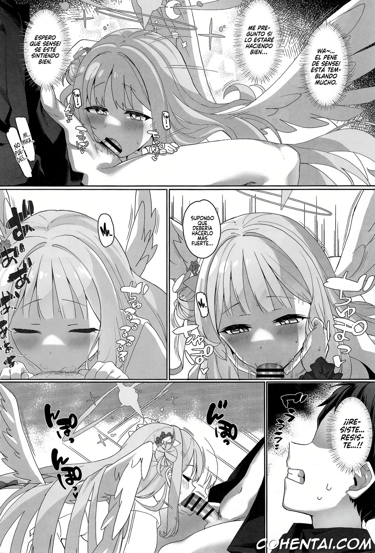 Bukiyou na Ohime-sama wa Ouji-sama ni Aisaretai (Blue Archive) xxx comics manga porno doujin hentai español sexo 