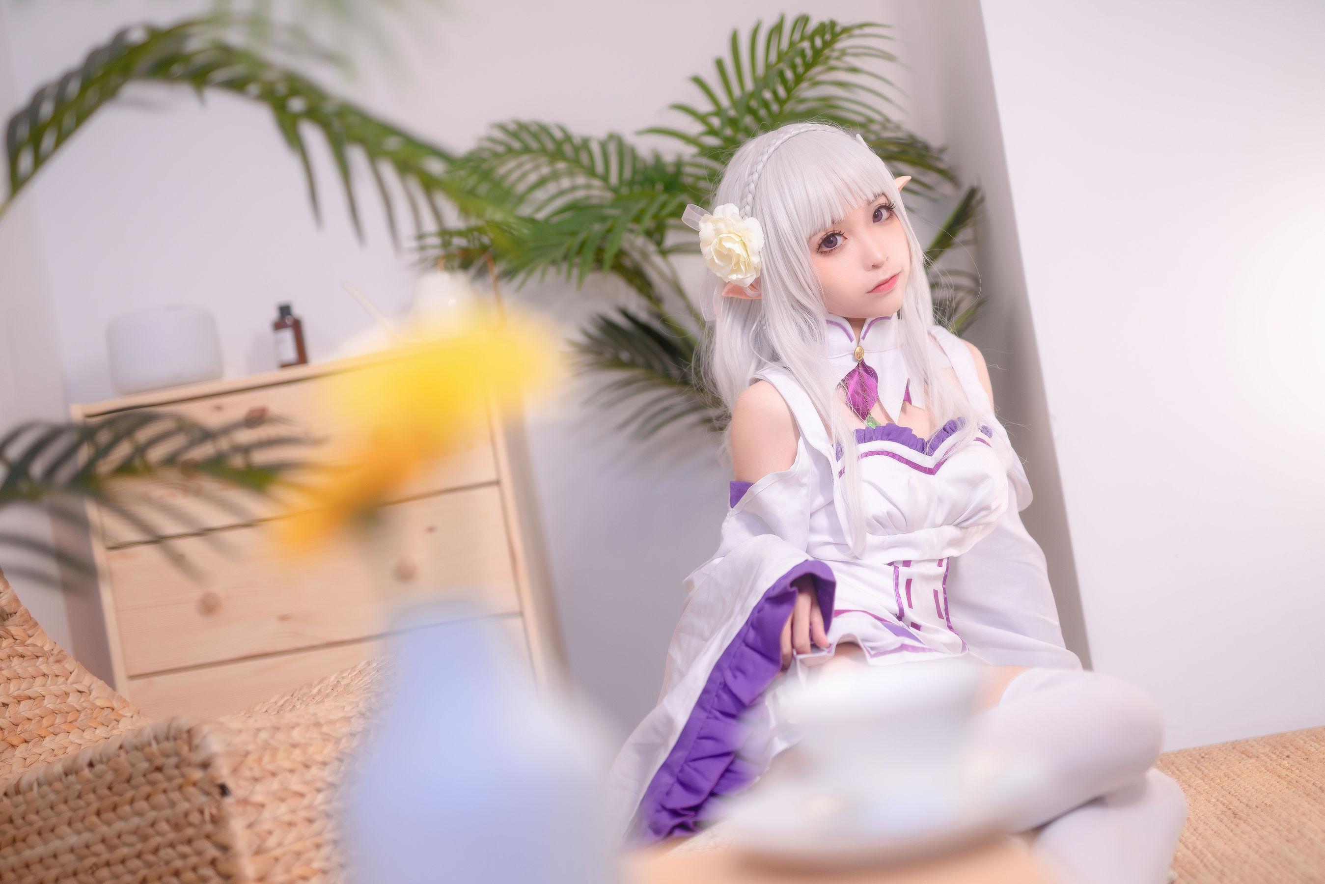 [美女Coser] 蠢沫沫 《艾米利亚》 写真集(20)