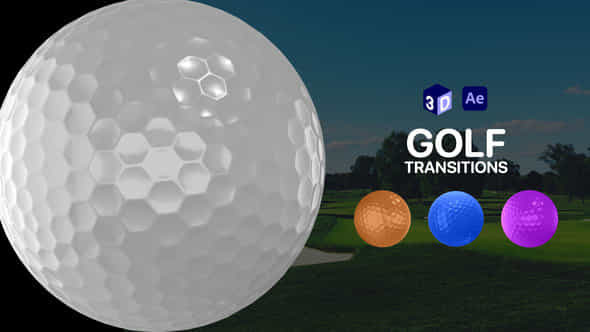 Golf Ball Transitions - VideoHive 47012940