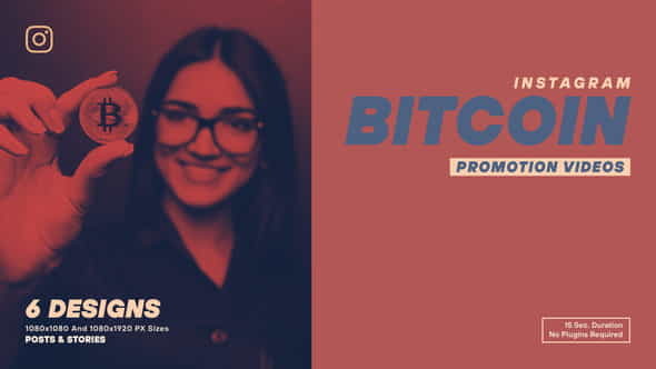 Bitcoin Promotion Instagram - VideoHive 37221214