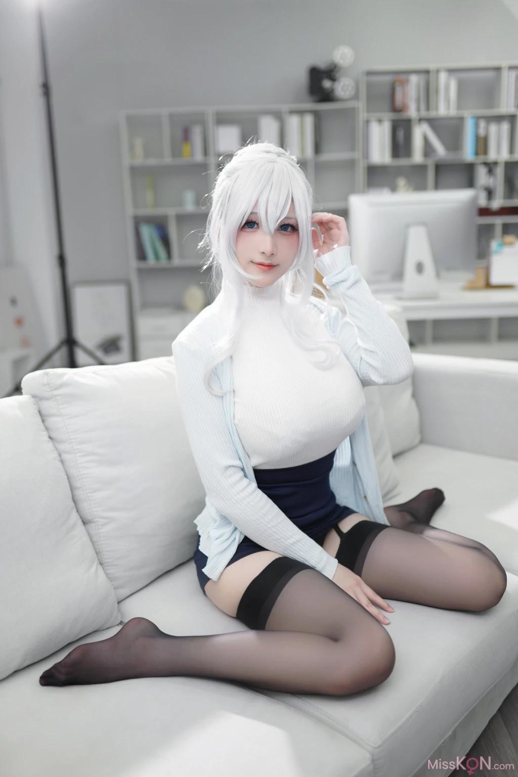 Coser@幼愛Youmeko: 未亡人雪女 (70 photos)(23)