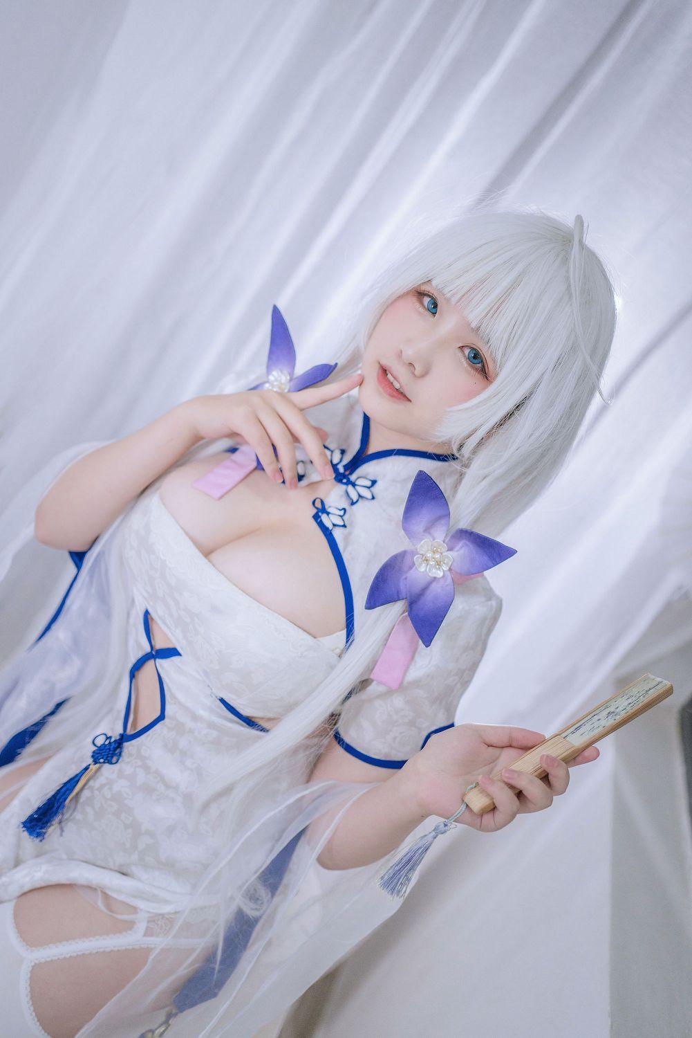 [福利女神cosplay] 阿半今天很开心 - 光辉旗袍 妩媚套图(3)