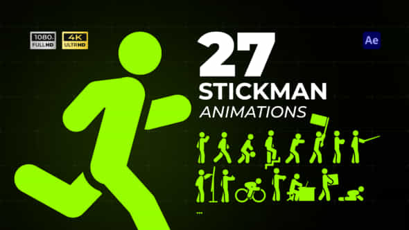 Stickman Motion Pack - VideoHive 58052466