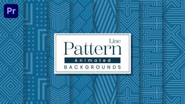 Line Pattern Backgrounds - VideoHive 51381818