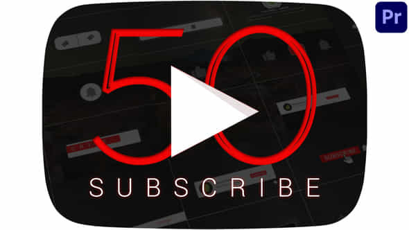 Youtube Subscribers Premier Pro - VideoHive 28424168