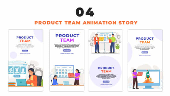 Product Team Flat - VideoHive 48660942