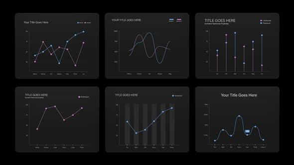 Line Chart Infographic Video Template - VideoHive 49793666