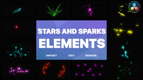Stars and Sparks - VideoHive 39142981