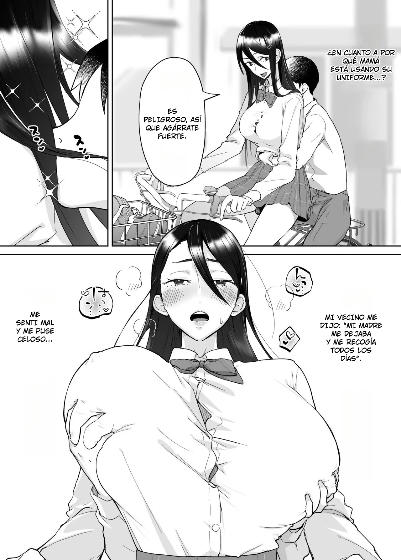 [Karashina en] Kaa-san, Tsukiatte 1-2  Madre, Sal Conmigo 1-2 [Spanish] [SrTraduc]