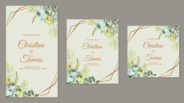 Wedding Invitation Intro 3 - VideoHive 51652014