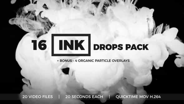 Ink Drops Pack | Nature - VideoHive 23382676