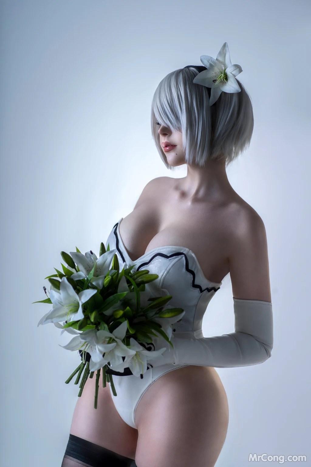 Coser@Sayathefox: 2B The White Body (10 photos)