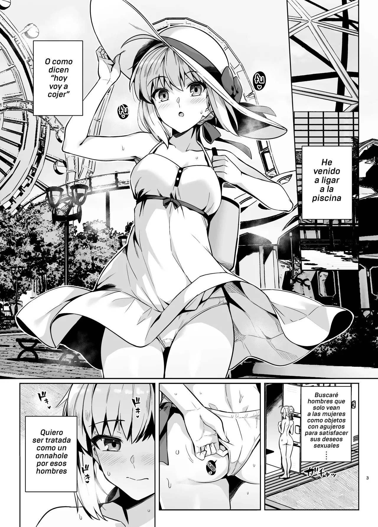 Saber-san espera ser ligada en la Piscina