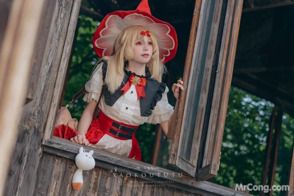 Coser@黏黏团子兔: 琪花星烛·可莉 可莉炸鱼舞 (66 photos )(5)