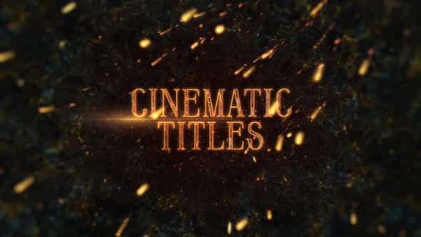 Cinematic Movie Titles - VideoHive 50789251