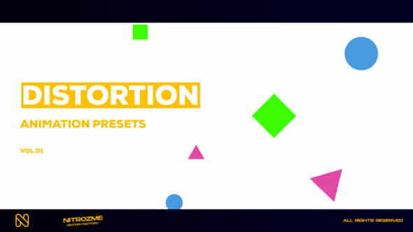 Distortion Motion Presets - VideoHive 47667754