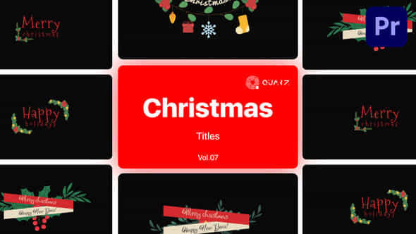 Christmas Titles For Premiere Pro Vol 07 - VideoHive 49538016