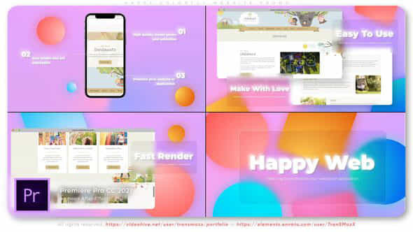 Happy Colorful Website - VideoHive 44552869