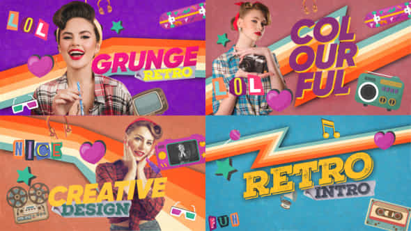 Retro Intro - VideoHive 46175343