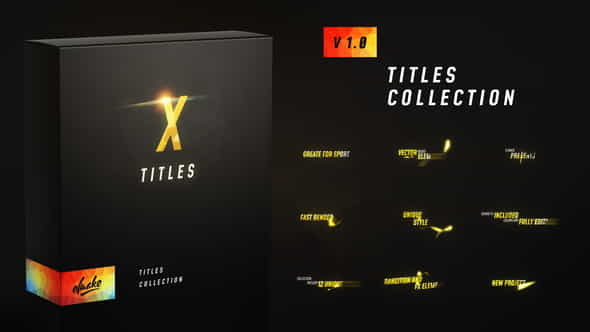 X Titles - VideoHive 23387173