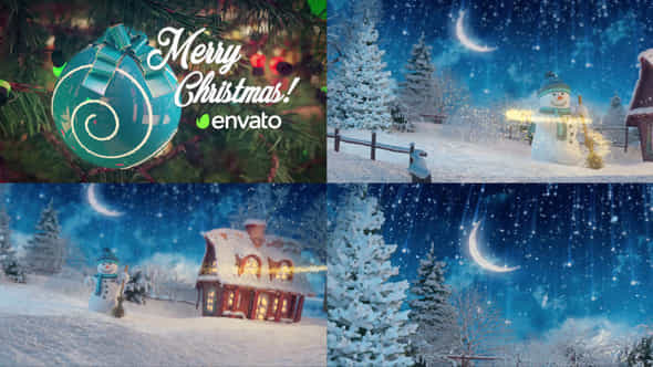 Christmas Greetings Card - VideoHive 35133628