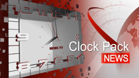 Broadcasting Clock Package - VideoHive 16649842