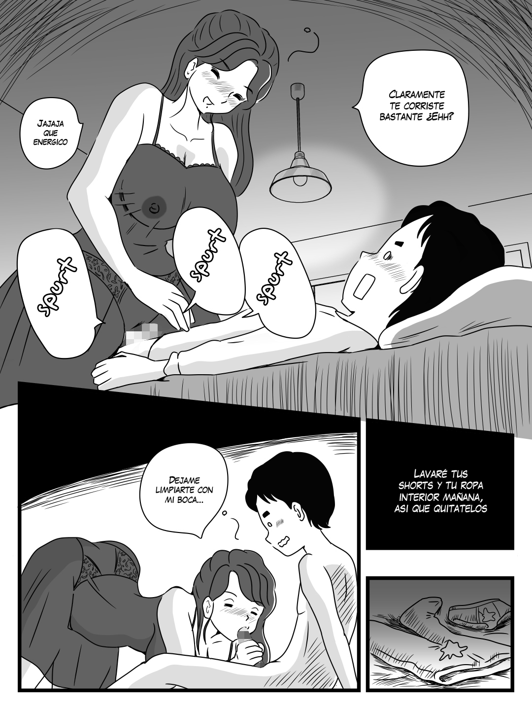 [Momoziri Hustle Dou] Beer o Nomu to Inran ni Naru Kaa-san to Yareta Hanashi [Spanish] (VarKatzas666)