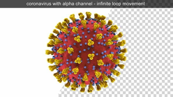 Corona Virus Covid-19 With Alpha - VideoHive 27322942