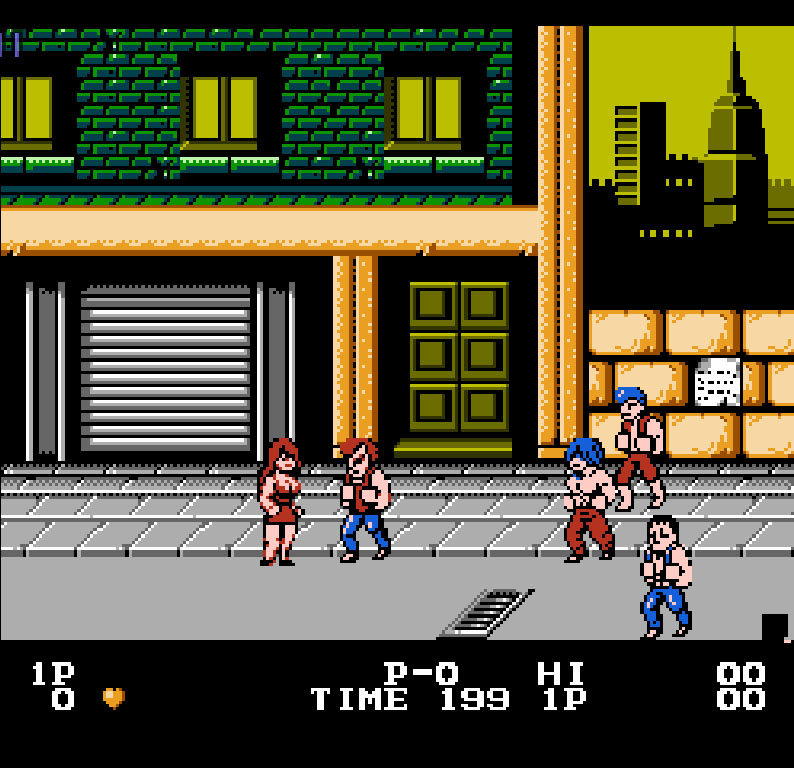 jump in double dragon 2 nes