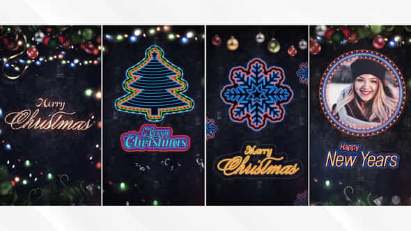 Christmas New Year Social Media Stories - VideoHive 49869732