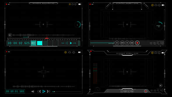 HUD700 Screen Recordings - VideoHive 47393921