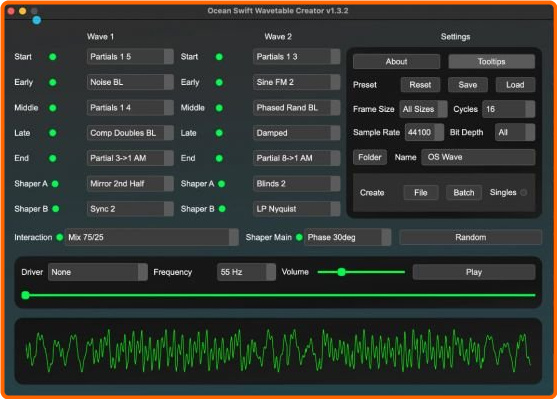 Ocean Swift Wavetable Creator V1.4.6 WIN MAC