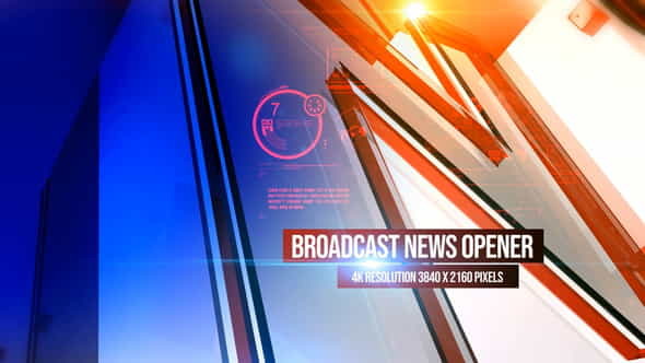 Broadcast News Opener 4K - VideoHive 26117860