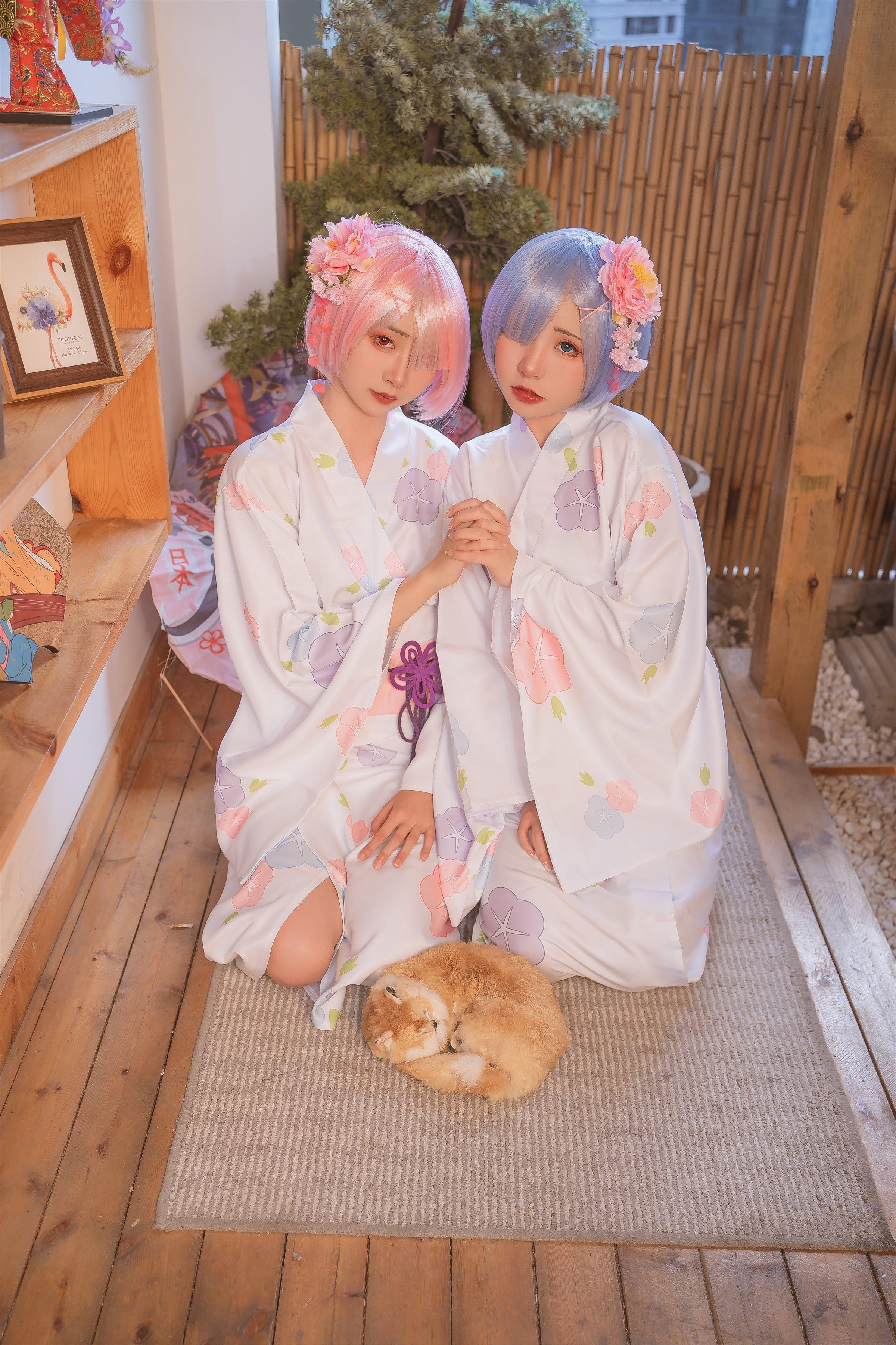 爆机少女喵小吉 Nekokoyoshi - 八月番T3会员 双子：拉姆蕾姆(10)